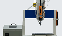 Machine de serrage/visage automatique portative légère pour l'assemblage d'appareils électroménagers, avec plateforme unique et soufflage, modèle 441