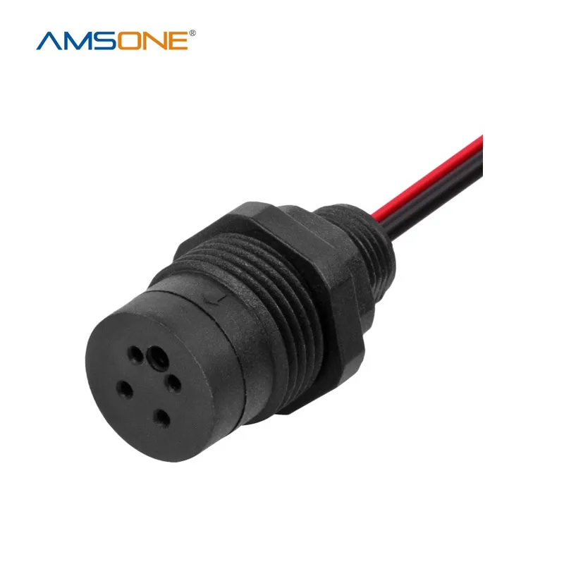 AMSONE Directly From Factory Ip69K Marine Robot Gold Plated Connector 4 8 Pin Female Micro Circular Underwater Subsea Connector