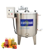 100l 200l 300l 500l Pomme Jus de fruit Réservoir inclinable Crème glacée molle Lait Chaudière Pasteurisateur Machine à lait Pasteurisation
