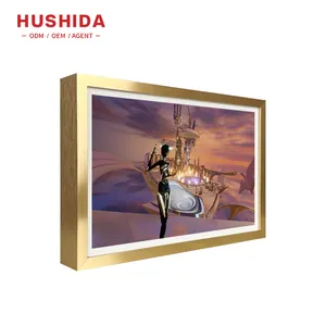High Quality Metal Digital Photo Frame LCD Display Screen 2K 4K Android Hd Monitor for Art Gallery