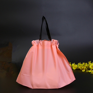 50ピース/パックEVA巾着袋洋服店ショッピングバッグ女性無地プラスチック包装袋 - Product Image 3