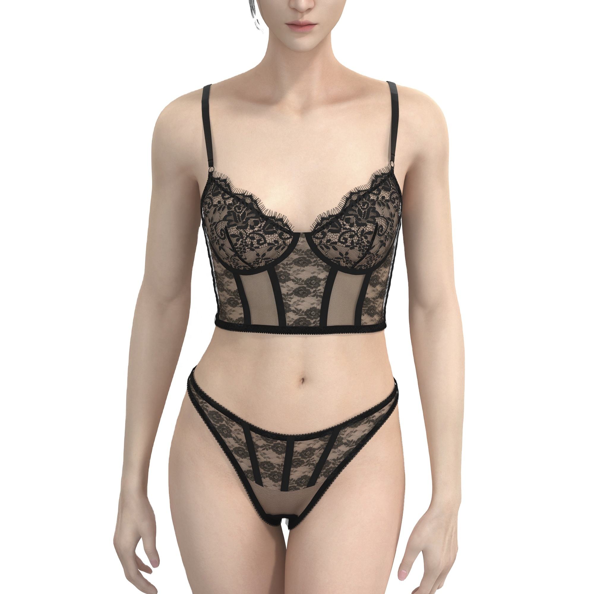 Sexy Bra Panty Desi Sets Wholesale OEM ODM Available - Main Image