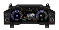 WEIJUNPRO 12.3 inci instrumen dasbor Digital Cluster kondisi baru Panel Speedometer untuk Toyota Land Cruiser 2008-2015