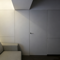 Fabricant de meubles en bois OEM ODM, armoire de dressing, panneau mural à porte affleurante, prix d'usine