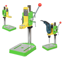 Support de perceuse professionnel robuste en aluminium pour perceuse électrique, support pour le travail du bois