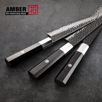 Set de Cuchillos de Chef de Damasco de Cocina de Gran Venta, 67 Capas de Acero Japonés VG10, Cuchillo de Acero de Damasco para Rebanar Carne, Set de Cuchillos de Carnicero
