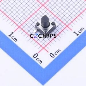YTS-C015-2H Tactile Switch SMD-4P,4.5x4.5mm Switch Single Pole Single Throw Round Button 2.6N Vertical Mount - Product Image 1