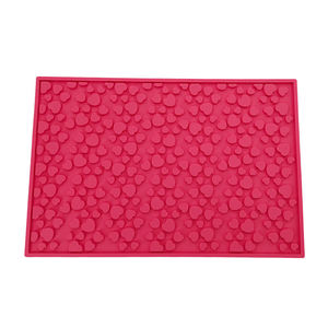 Tapis de drainage de cuisine antidérapant en silicone, texture cœur, imperméable, isolant thermique, pour comptoir de bar et usage domestique quotidien - Product Image 4