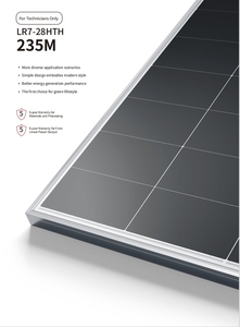 Longi LR7-28HTH 235m <span class=keywords><strong>235W</strong></span> mô-đun <span class=keywords><strong>PV</strong></span> nhỏ với khung màu đen perc Bảng điều khiển đơn tinh thể nhiều ứng dụng của bảng điều khiển năng lượng mặt trời - Product Image 3