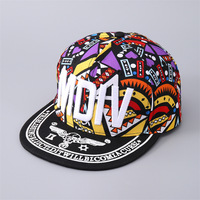 Gorra Snapback con Estampado de Grafiti Geométrico, Bordado 3D en Relieve, Visera Plana, Estilo Hip Hop Urbano, Unisex, Ajustable, para Exteriores, Protección Solar, Gorra de Béisbol