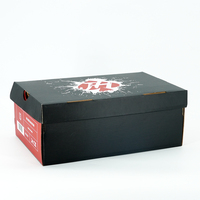 Gran oferta, Material corrugado duradero, soporte de impresión Premium, caja de zapatos personalizada de varios tamaños para comercio electrónico y embalaje al por menor