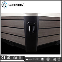 Bañera de Hidromasaje de Acrílico Moderna y Lujosa Sunrans SR808B para 3 Personas, Bañera de Hidromasaje con Sistema Plug and Play y Sistema Balboa