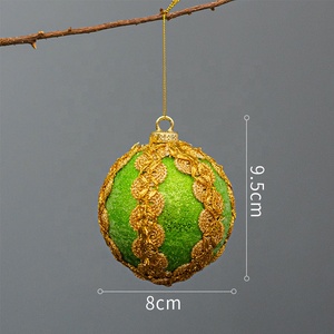 <span class=keywords><strong>2024</strong></span> boule de verre personnalisable arbre de <span class=keywords><strong>noël</strong></span> paillettes ornements maison boutique décoration pour la saison des fêtes - Product Image 3