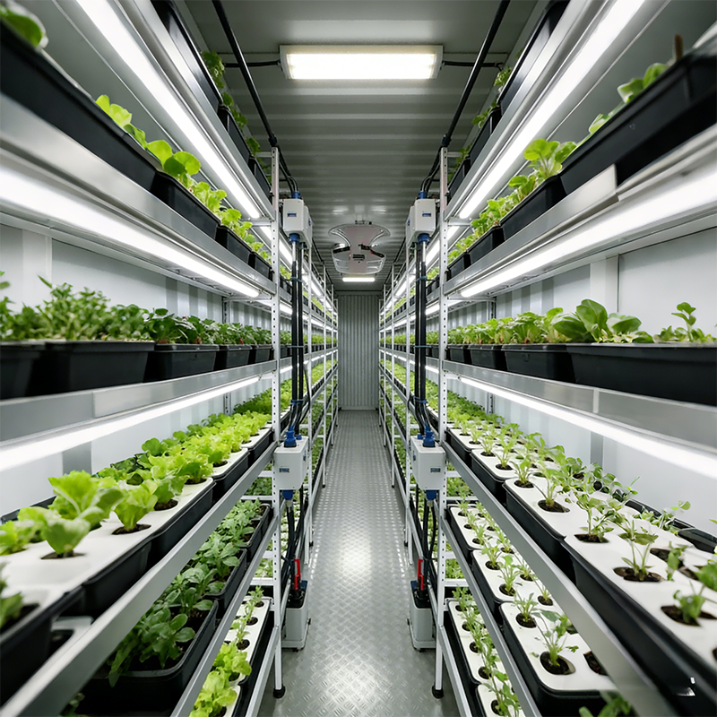 Automatic Large Indoor Hydroponic Growing System Vertical Farming Leafy ...