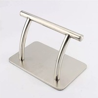 Accessoires pour chaise de coiffure : Repose-pieds en acier inoxydable, pédale mobile sur pied, spécifique aux salons de coiffure