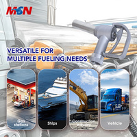 Outil de ravitaillement ergonomique à corps compact MSN, 290 L/min, entrée 1-1/2 pouces pour tous types de carburants, buse automatique