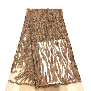 Hot bán đính cườm giá rẻ Ren Vải tím ren vải thêu vải tuyn ren vải - Product Image 1