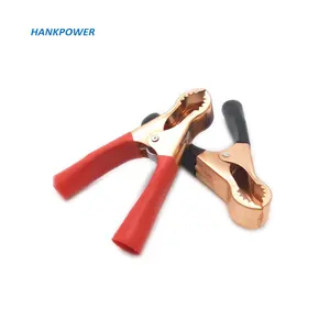 50A 80mm Car Battery Test Clips Battery Clamps Alligator Clip in Red and Black