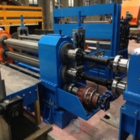 Découpeuse de bobine de feuille fendant la ligne plaque d'acier de grande précision en métal fendant la bobine galvanisée 0.5 - 2 millimètres 30-90 jours fournis