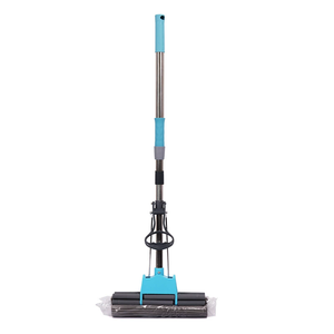 Fregona de esponja de PVA de alta densidad, cabeza de hierro reemplazable, tela de microfibra, mango telescópico, servicios de <span class=keywords><strong>limpieza</strong></span> de agua para pedidos a granel - Product Image 1