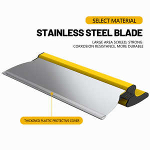 25cm 40cm 60cm 80cm thép không gỉ skimming Blade Kit vách thạch cao công cụ với lưỡi thay thế và <span class=keywords><strong>Putty</strong></span> Con lăn bàn chải - Product Image 4