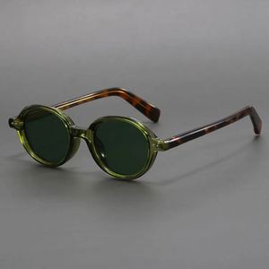 Gafas de Sol Redondas con Marco Pequeño y Degradado Vintage 2025, Personalizadas con Logotipo, Protección UV400, CP TR90, Ovaladas, Unisex - Product Image 2