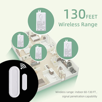 Détecteur magnétique intelligent pour la maison pour porte ouverte/fermée capteur de fenêtre sans fil capteur de Contact récepteur de télécommande AC