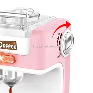 Jouets chanceux semblant jouer appareils de cuisine ensemble de jouets enfants accessoires de cuisine ensemble <span class=keywords><strong>cafetière</strong></span> grille-pain batteur à oeufs fabricant de jus - Product Image 4