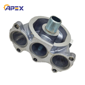 อะไหล่แท้มาตรฐาน APEX OEM สำหรับรถขุด อะไหล่เครื่องยนต์ 7W9028 BASE AS-OIL FILTER สำหรับเครื่องยนต์ E320DL/C6.4 - Product Image 1