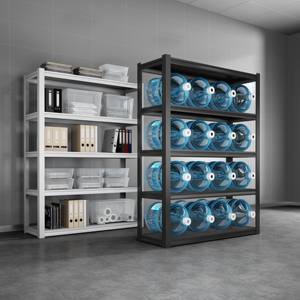 Étagère de rangement réglable en acier à 5 couches présentoir léger pour étagères de rangement d'entrepôt de cuisine domestique - Product Image 4