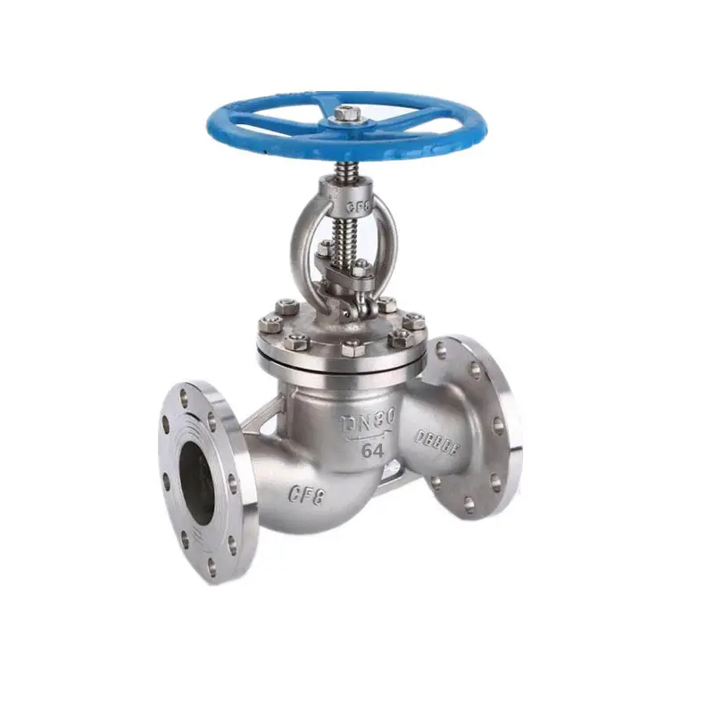 J41W-40P acier inoxydable bride globe valve 304 haute pression valve DN25 50 65 80