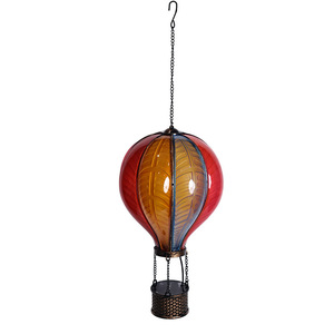 Hot Air <b>Balloon</b> Solar Lantern LED Outdoor Patio Light Halloween <b>Decorative</b> <b>Balloon</b> Pendant Light 6-12 Hours Continuous Lighting - Product Image 2