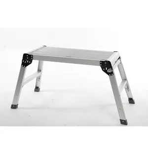 Practical Portable Ladders For Home Or Outdoor Work Aluminium Work Platform Folding Bench