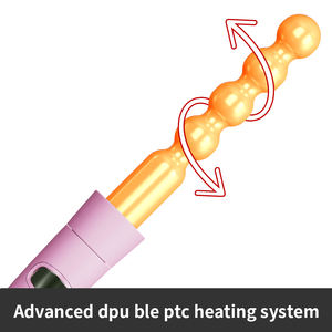 Multi Pink 4 en 1 Interchangeable Rotatif Lisseur de Cheveux Baguette et Brosse Thermique Set Peigne de <span class=keywords><strong>Fer</strong></span> à Friser Rond Chauffant - Product Image 4