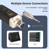 Kabelloses In-Ear-Monitoring-System Modell JT-1 mit SNR 60dB für Live-Streaming, Bühnenauftritte, Bandproben und Shows