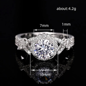 Anello Vintage a Croce per Proposta di Matrimonio, Gioiello Elegante e alla Moda per Donne - Product Image 5