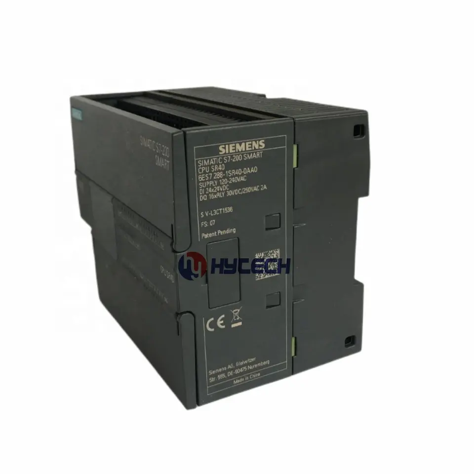 Sr40 HYTECH Original SIEMENS SIMATIC S7 200 SMART PLC CPU SR40 AC/DC/relay 6ES7288-1SR40-0AA0