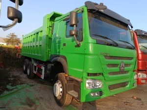 Nuevo Euro 2 Emisión Construcción hidráulica automática Usado HOWO 6X4 RHD Camión volquete diésel Cubo de acero Camión pesado Weichai - Product Image 3