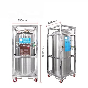 Válvula de seguridad y disco a prueba de explosiones Acero Oxígeno líquido Dewar Tank CO2 Dewar Bottle con LN2 - Product Image 1