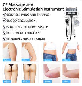 Massaggiatore Professionale G5 a Vibrazione per il Corpo, Stimolatore Muscolare, Macchina Dimagrante, Rimozione Cellulite, Massaggiatore G5 - Product Image 5