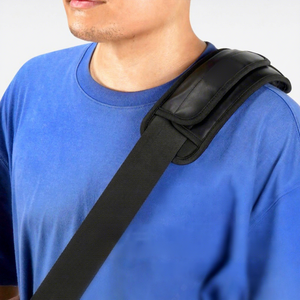 Sac bandoulière large à trois rangées KS Anti Gravity Decompression, grande taille, noir, unisexe, TPU antidérapant - Product Image 4