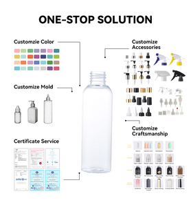 Custom <strong>Label</strong> and Colors 30ml 50ml <strong>60ml</strong> 80ml 100ml 120ml 150ml 180ml 250ml Clear PET <strong>Plastic</strong> <strong>Bottle</strong> Manufacturing Plant - Product Image 4