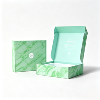 Boîtes d'expédition en carton ondulé personnalisées avec logo et impression couleur, boîtes postales avec bande de déchirement