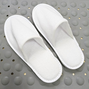 Pantuflas Blancas de Hotel para Huéspedes, Cerradas, de Felpa, Económicas, al por Mayor - Product Image 2