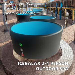 Bains à remous gonflables en PVC <span class=keywords><strong>pour</strong></span> 2 à 4 personnes de conception moderne <span class=keywords><strong>pour</strong></span> les athlètes et la récupération de villa <span class=keywords><strong>pour</strong></span> les hôtels et les sports d'intérieur et de plein air <span class=keywords><strong>SPA</strong></span> Water Pool - Product Image 2