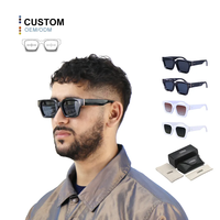 Lunettes de Soleil 2025 de Haute Qualité Tendance Surdimensionnées UV400, Lunettes de Créateur de Luxe pour Femmes avec Logo Personnalisé, Cadeaux d'Affaires Promotionnels