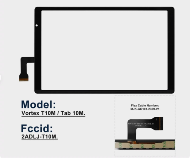 Spare Parts <strong>Touch</strong> <strong>Screen</strong> Glass <strong>Replacement</strong> for MJK-GG101-2329-V1 Vortex T10M <strong>Tablet</strong> Digitizer