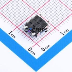 K2-1156SP-D5SW-05 Tactile Switch SMD Switch Single Pole Single Throw Round Button 3.5N Vertical Mount - Product Image 2