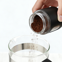 Bocaux de rangement portables en acier inoxydable pas chers pour thé, sucre, café – Contenants alimentaires compostables