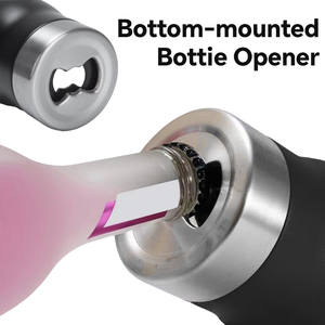 OEM/ODM Termo de 14oz para bebidas frías/calientes con tapa y pajitas adicionales, apto para prensa de calor y vacío - Product Image 6